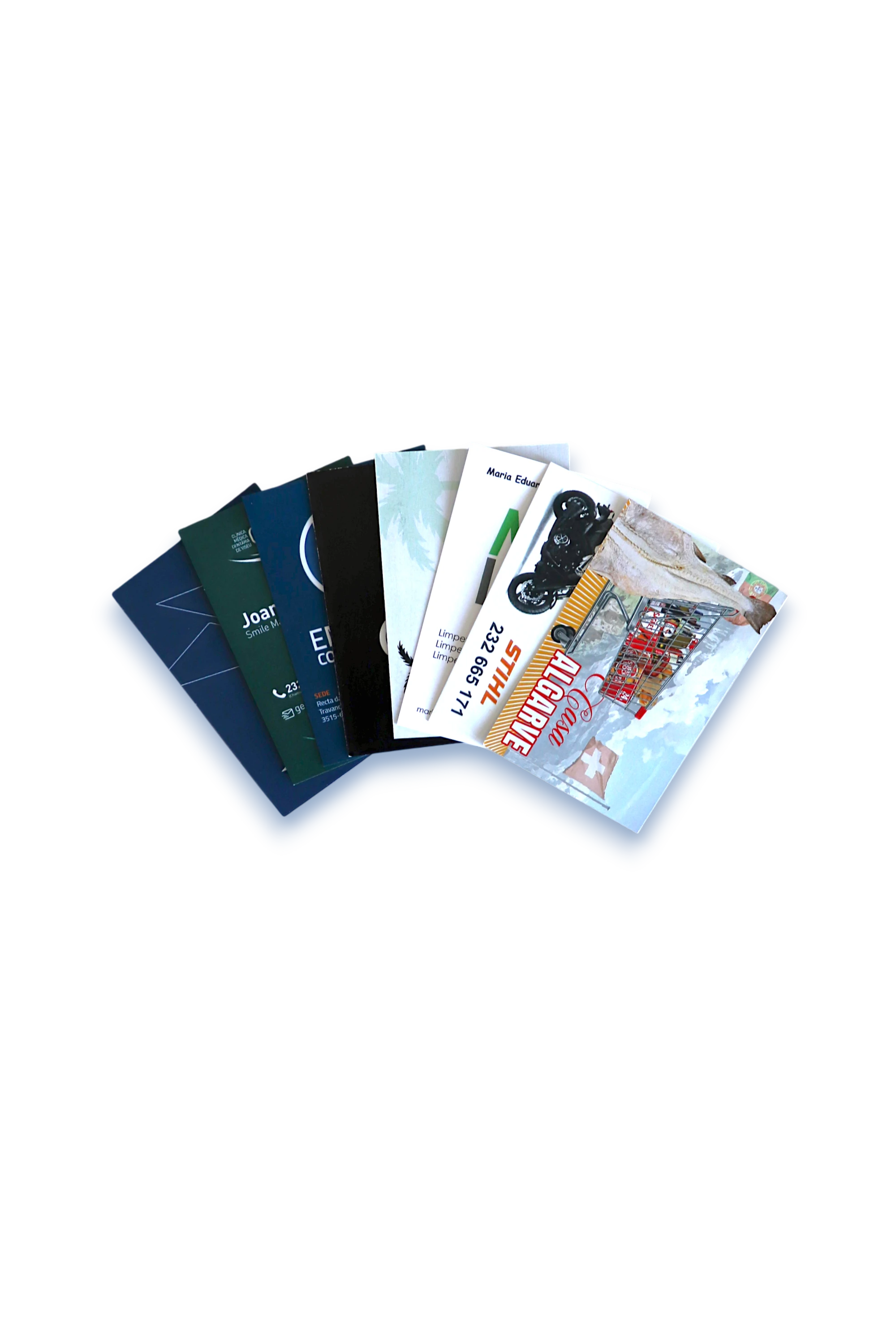 Cartões de visita impressos